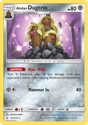 Alolan Dugtrio 122/214<br/>SATOSHI NAKAI