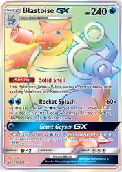 Blastoise-GX 218/214<br/>sadaji