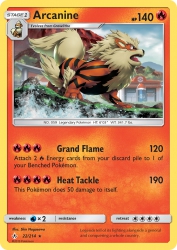 Arcanine 22/214<br/>Shin Nagasawa