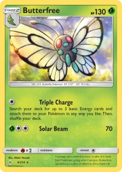 Butterfree 4/214<br/>Midori Harada