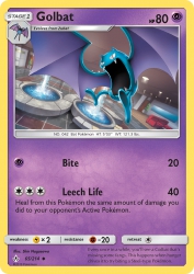 Golbat 65/214<br/>Shin Nagasawa