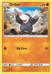 Drilbur 118/236<br/>Ken Sugimori