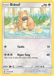 Bidoof 171/236<br/>Sekio