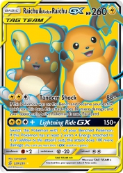Raichu & Alolan Raichu-GX 220/236<br/>ConceptLab