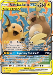 Raichu & Alolan Raichu-GX 54/236<br/>Mitsuhiro Arita