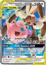 Mega Lopunny & Jigglypuff-GX 165/236<br/>Mitsuhiro Arita