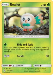 Rowlet 17/236<br/>Yuka Morii