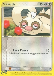 Slakoth 80/100<br/>Ken Sugimori