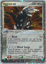 Aggron ex 95/100<br/>Hikaru Koike