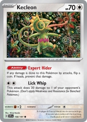 Kecleon 150/191<br/>Shinji Kanda