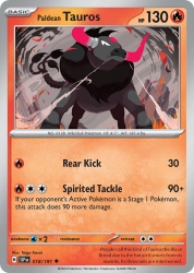 Paldean Tauros 18/191<br/>Taiga Kasai