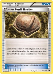 Armor Fossil Shieldon 98/114<br/>Toyste Beach