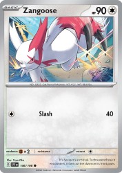 Zangoose 146/198<br/>Yuya Oka