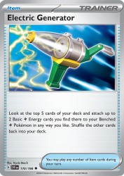 Electric Generator 170/198<br/>Toyste Beach
