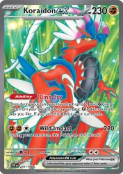 Koraidon ex 231/198<br/>aky CG Works