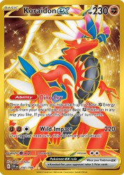 Koraidon ex 254/198<br/>aky CG Works