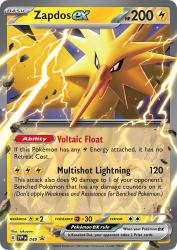 Zapdos ex 049/220<br/>takuyoa