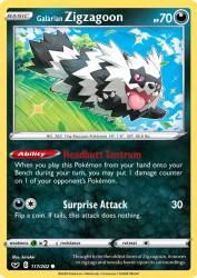 Galarian Zigzagoon 117/202<br/>kirisAki