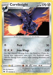 Corviknight 135/202<br/>Shin Nagasawa
