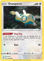Dunsparce 137/189<br/>Kazuma Koda