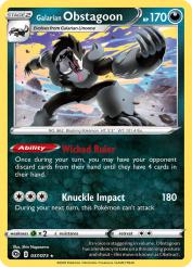 Galarian Obstagoon 37/73<br/>Shin Nagasawa
