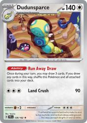 Dudunsparce 129/162<br/>Teeziro