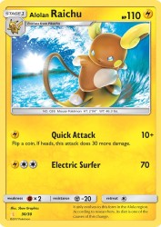 Alolan Raichu 30/30<br/>5ban Graphics