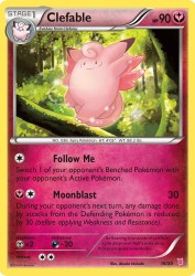 Clefable 16/30<br/>Atsuko Nishida