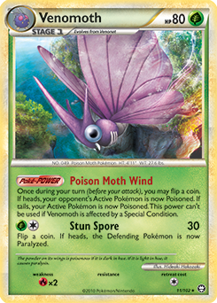 Venomoth 11/102<br/>Hideaki Hakozaki