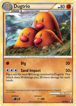 Dugtrio 19/102<br/>Shizurow