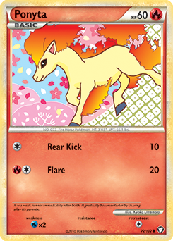 Ponyta 72/102<br/>Kyoko Umemoto