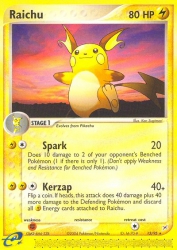 Raichu 13/95<br/>Ken Sugimori