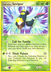 Team Aqua's Seviper 17/95<br/>Jungo Suzuki