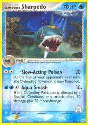 Team Aqua's Sharpedo 18/95<br/>Katsura Tabata