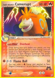 Team Magma's Camerupt 19/95<br/>Katsura Tabata