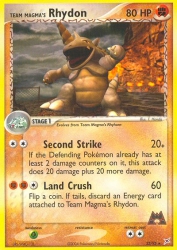Team Magma's Rhydon 22/95<br/>T. Honda