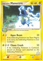 Team Aqua's Manectric 29/95<br/>K. Utsunomiya