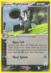 Team Aqua's Mightyena 30/95<br/>Shin-ichi Yoshikawa