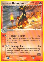 Team Magma's Houndoom 34/95<br/>Ken Ikuji