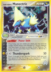 Team Aqua's Manectric 4/95<br/>K. Utsunomiya