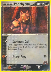 Team Magma's Poochyena 66/95<br/>Shin-ichi Yoshikawa