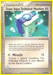 Team Aqua Technical Machine 01 79/95<br/>Mitsuhiro Arita