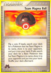 Team Magma Ball 80/95<br/>Ryo Ueda