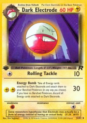 Dark Electrode 34/82<br/>Ken Sugimori