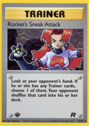 Rocket's Sneak Attack 72/82<br/>Ken Sugimori