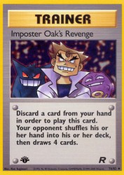 Imposter Oak's Revenge 76/82<br/>Ken Sugimori