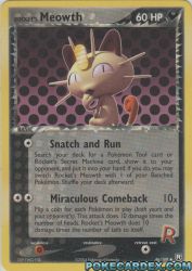 Rocket's Meowth 46/109<br/>Mitsuhiro Arita
