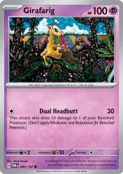 Girafarig 83/167<br/>Shinji Kanda
