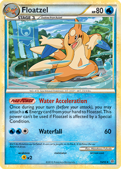 Floatzel 16/95<br/>Masakazu Fukuda