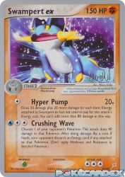 Swampert ex (Rocky Beach) 95/95<br/>Hikaru Koike